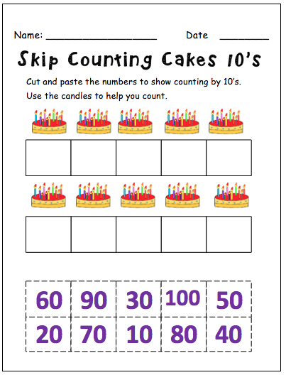 Skip Counting By 10â²s